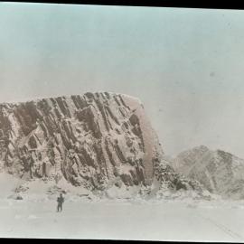 Turret Island panorama of western half, West Coast Victoria Land