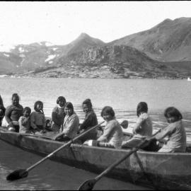 A loaded umiak