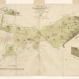 Map. Copy of the Plan of Brockhill Estate in Colwall