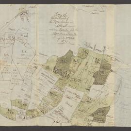 Map: Copy of the North Part of Pytts Estate in Colwall including Lytticks and the Upper House Farm