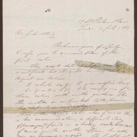 Letter from Richardson Bros. to John Steel