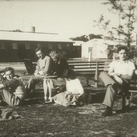 Students at Mildura branch, University of Melbourne, 1947-1949.