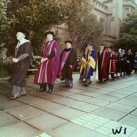 Installation of the Chancellor, University of Melbourne, 1980.