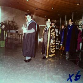 Installation of the Chancellor, University of Melbourne, 1980.