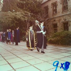 Installation of the Chancellor, University of Melbourne, 1980.