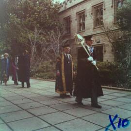 Installation of the Chancellor, University of Melbourne, 1980.
