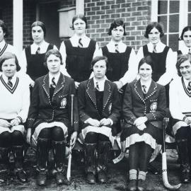 Melbourne University Intervarsity Hockey Team, Adelaide, 1930.