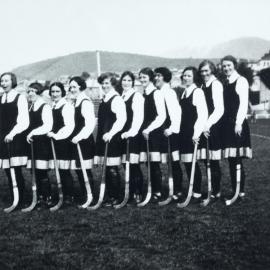 Melbourne University Intervarsity Hockey Team, Hobart, August 1929.