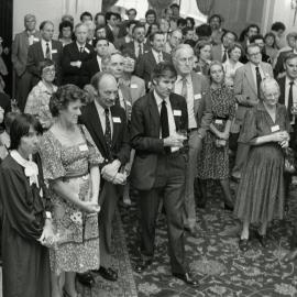 Reunion of The University of Melbourne Graduates, London, 25 July 1983.