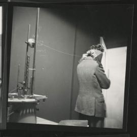 Operating equipment, University of Melbourne Department of Psychology, 'Tin Hut' laboratory, Tin Alley