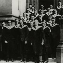 Science graduates, University of Melbourne, December 1925.