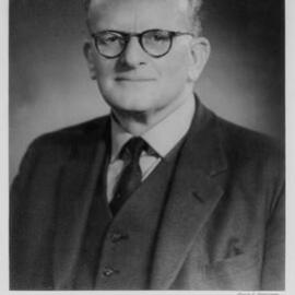 Portrait of  Professor William Davies, Professor of Organic Chemistry, University of Melbourne.