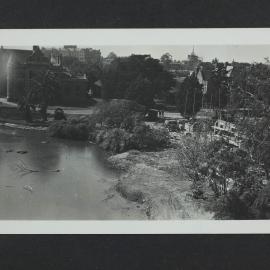 View of Old Commerce building under construction from Chemistry building, University of Melbourne, circa 1937-1939.