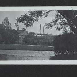 View of Old Commerce building under construction from north-east, University of Melbourne, circa 1937-1939.
