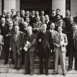 Group photo at Canberra University College, circa April 1948