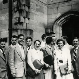 After a Lecture in the Old Arts Building, University of Melbourne, 1st term 1953