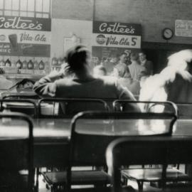 Cafeteria, University of Melbourne, 3rd term 1954.
