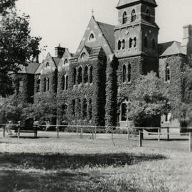 Bishop's building at Trinity College, University of Melbourne, 1952