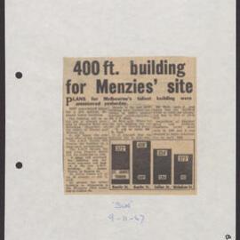 [Newscuttings compiled by YFA staff]