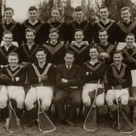 Melbourne University Intervarsity Lacrosse Team,  1947.