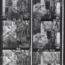 [Photograph Proof Sheet - Margaret Blackwood professional portraits]