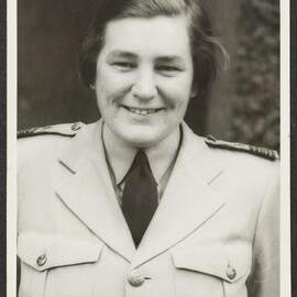 [Photograph: Margaret Blackwood in WAAAF uniform]