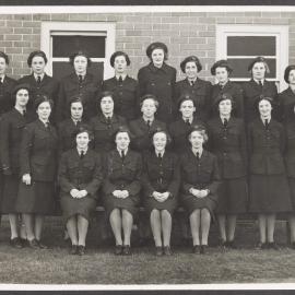 [Photograph: WAAAF RDF course participants, Richmond Air Base]