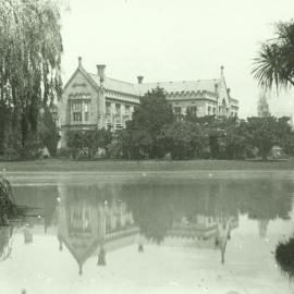 Law School facing lake, University of Melbourne, 25 January 1952.