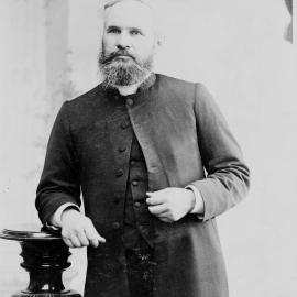 Portrait of an unidentified man, possibly a minister of religion.