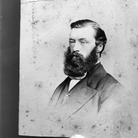 Portrait of an unidentified bearded man.