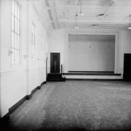 An interior view of an unidentified empty hall in Benalla.