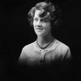 Studio portrait of  Miss Mullens.