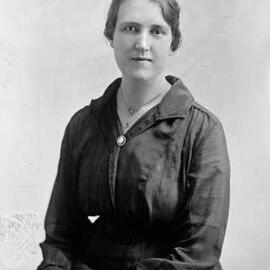 Studio portrait of  Mrs. Allen.