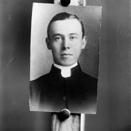 Portrait of an unidentified young clergyman.