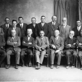 The Benalla Shire Council and officials in 1929.