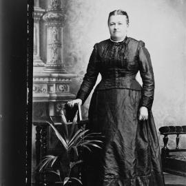 Studio portrait of an unidentified woman.