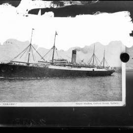 Steam ship TSS Ceramic.