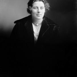 Studio half-length portrait of an unidentified woman.