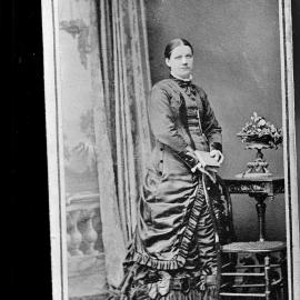 Studio portrait of an unidentified woman.