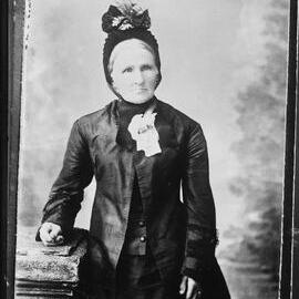 Portrait of an unidentified elderly woman.