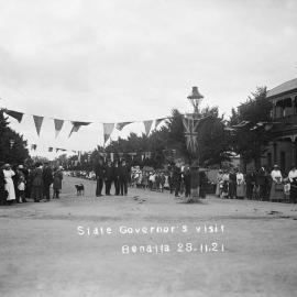The Governor of Victoria’s visit to Benalla on 28th November 1921.