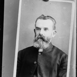 Portrait of an unidentified bearded man.