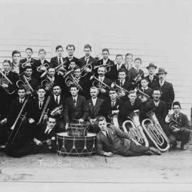 The Thoona Band with their instruments.