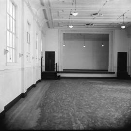 An interior view of an unidentified empty hall in Benalla.