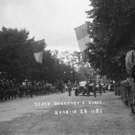The Governor of Victoria’s visit to Benalla on 28th November 1921.