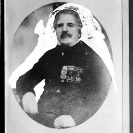 An unidentified man wearing medals.