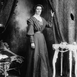 Studio portrait of  Mrs. Watts.