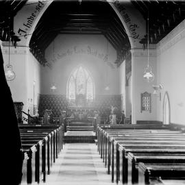 Interior view of Holy Trinity Anglican church, Benalla