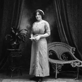 Studio portrait of Miss McMennenin.