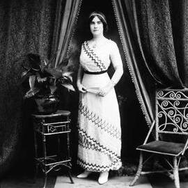 Studio full-length portrait of Miss Stowell.